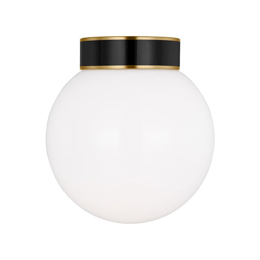 Visual Comfort Studio GBK Monroe 1 Light Small Flush, Brass/Milk - KSF1051BBSGBK