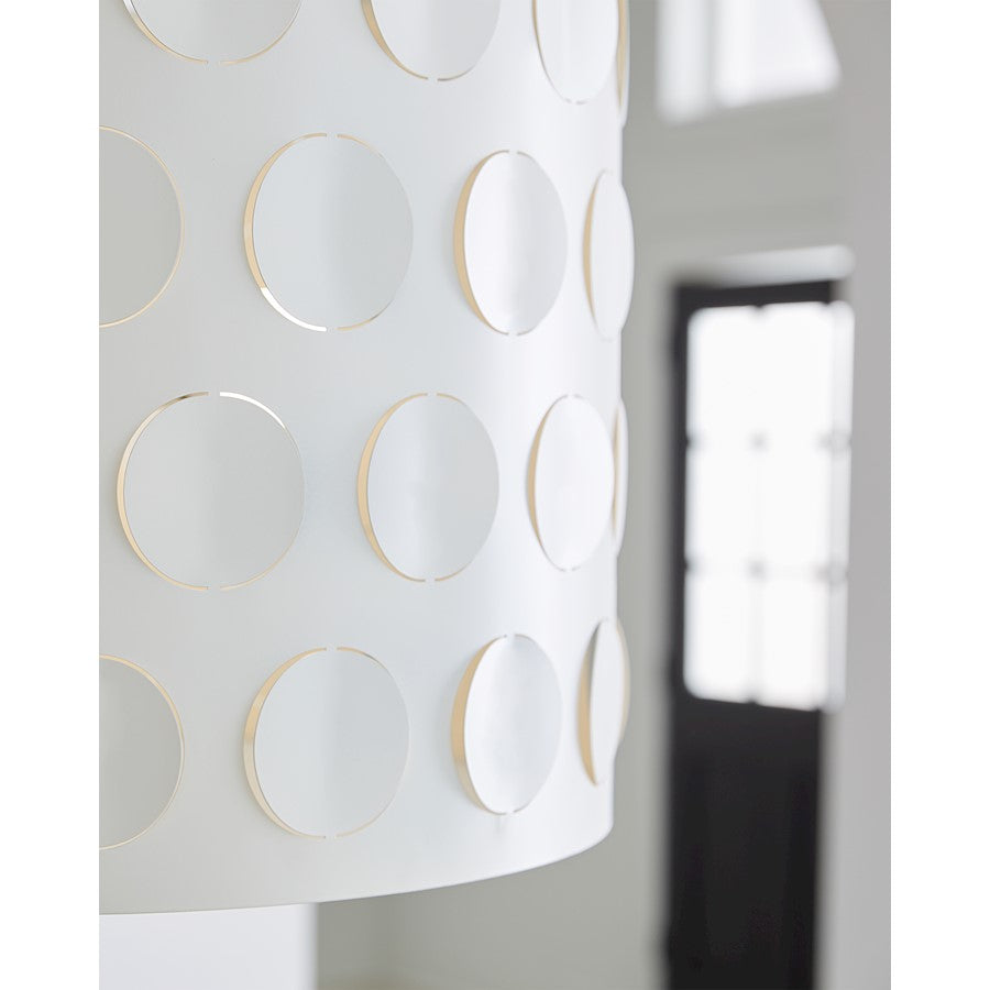 3 Light Large Pendant, Burnished