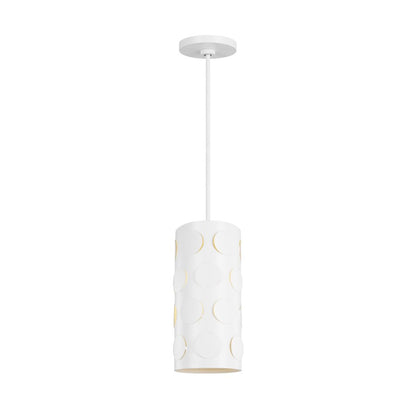 1 Light Small Pendant, Matte White