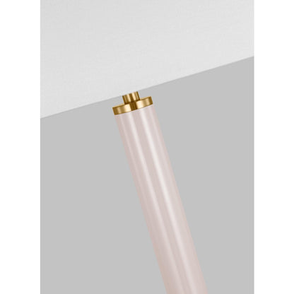 Studio BLH Monroe 1-Lt Med Table Lamp, BS/WH