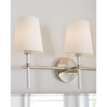 3 Light Bathroom Vanity Light, Polished Nickel