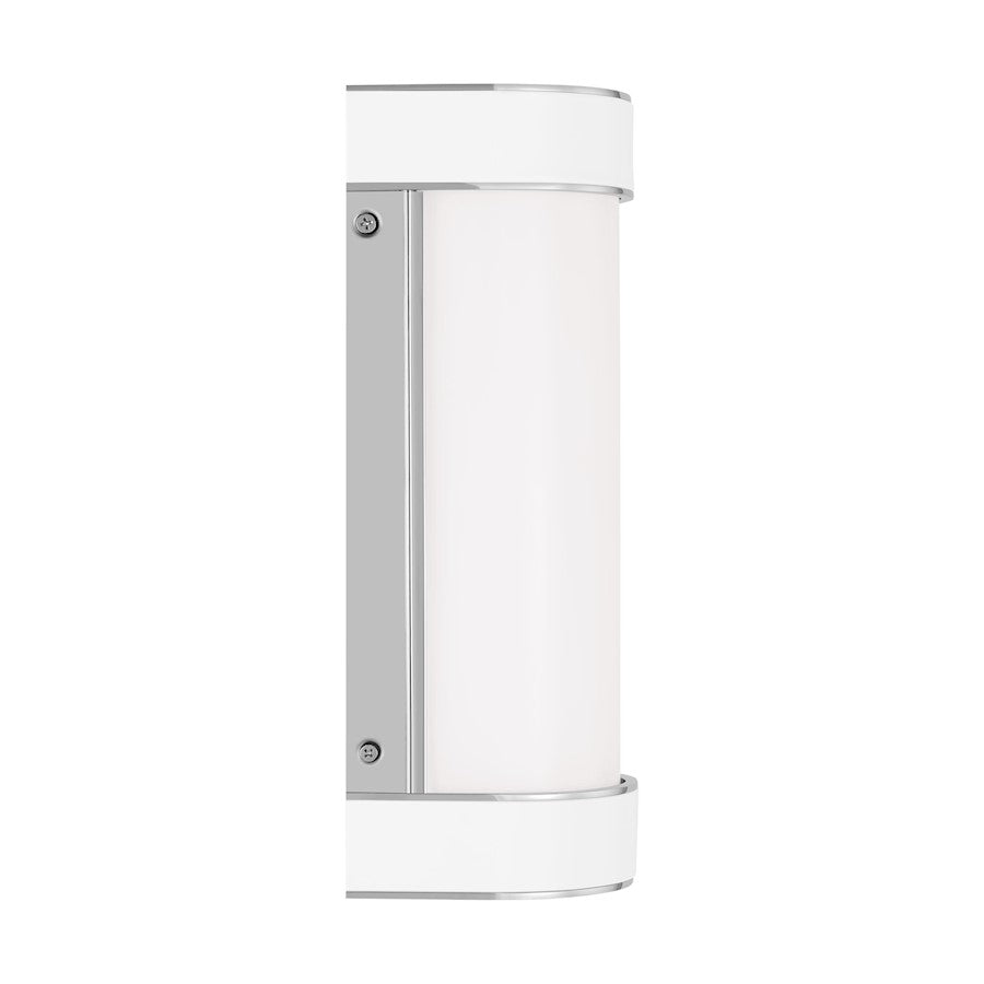 1 Light Small Bathroom Vanity Light, Nickel