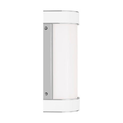 1 Light Small Bathroom Vanity Light, Nickel