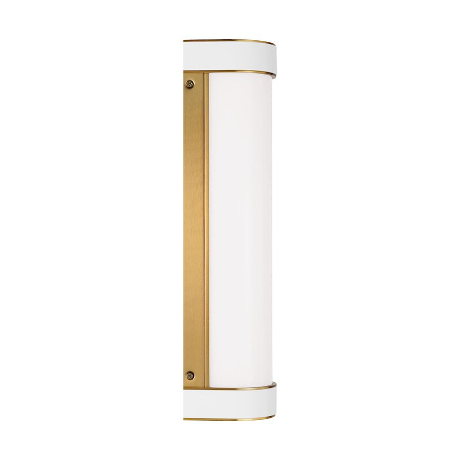 1 Light Med Bathroom Vanity Light, Brass