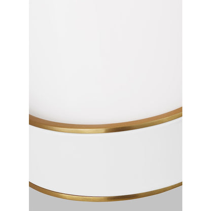 1 Light Med Bathroom Vanity Light, Brass