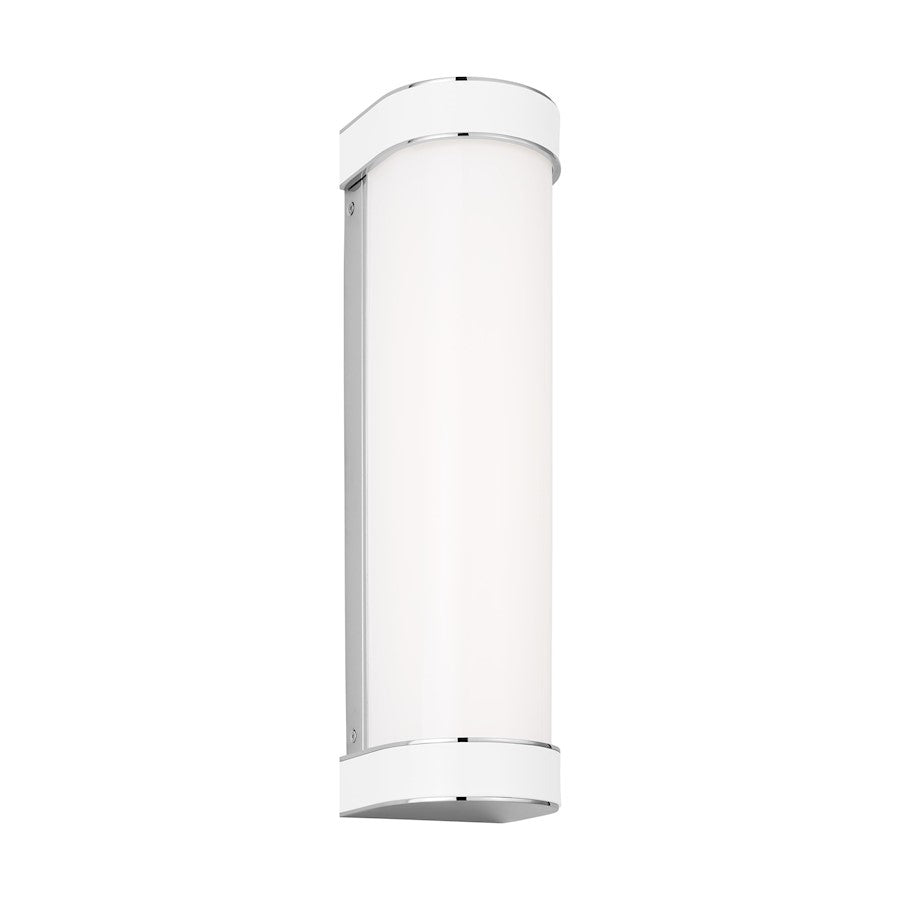 1 Light Med Bathroom Vanity Light, Nickel