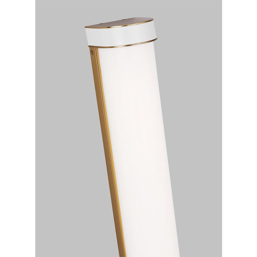 1 Light Large Bathroom Vanity Light, Brass