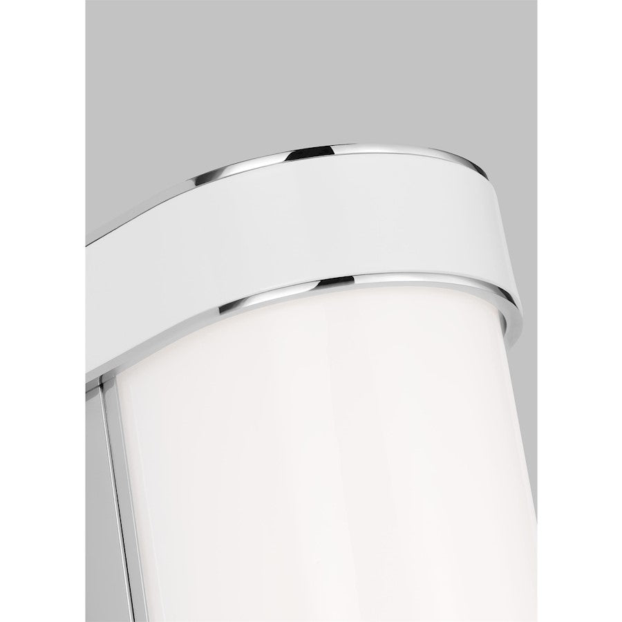 1 Light Large Bathroom Vanity Light, Nickel