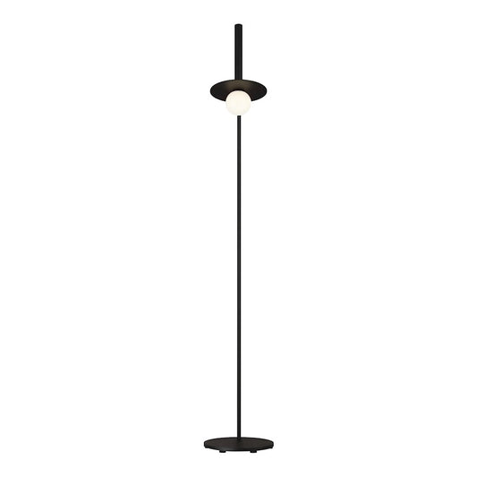 Visual Comfort Studio Nodes 1 Light Floor Lamp, Midnight/Milk White - KT1011MBK2