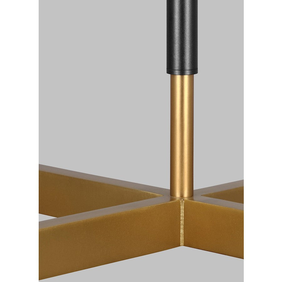 Visual Comfort Studio 1291 Franklin 1-Lt Floor Lamp, BS/BZ/WH