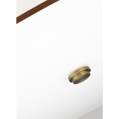 4 Light Large Pendant, Time Worn Brass