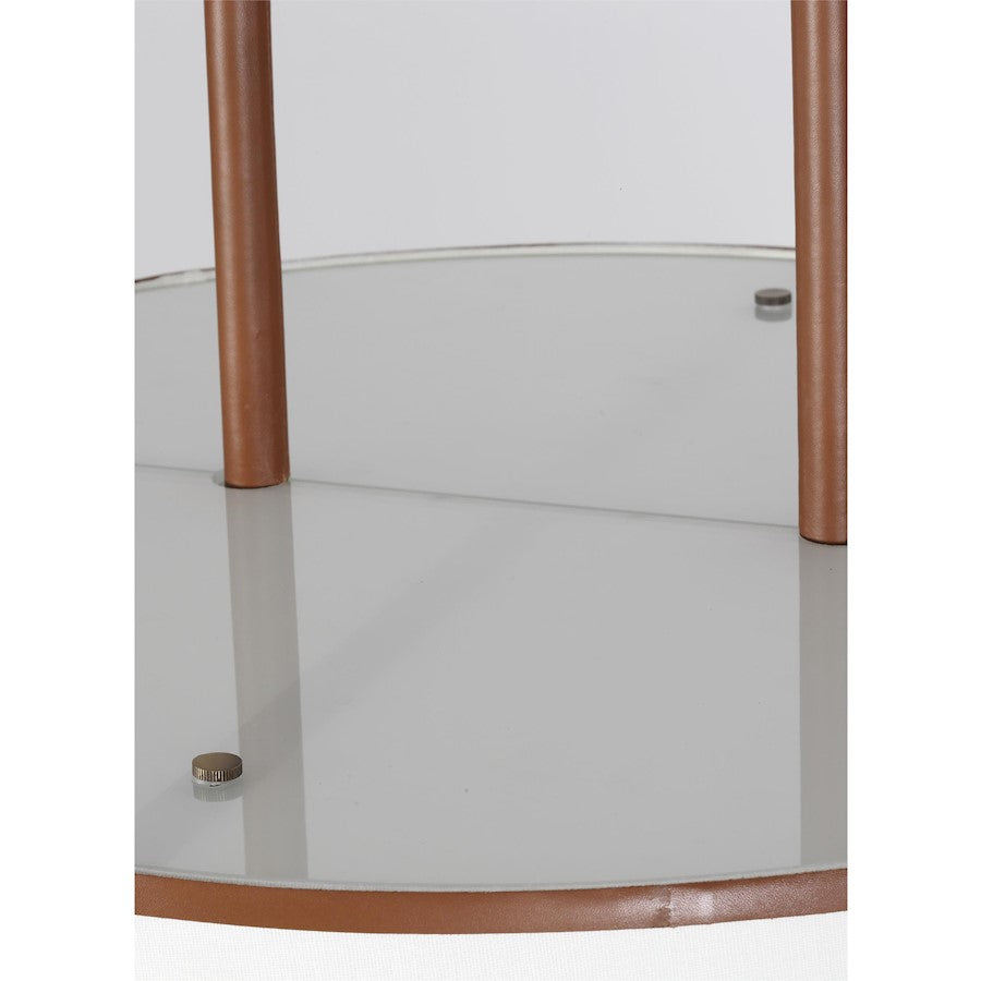 1 Light Medium Pendant, Brass