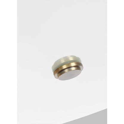 1 Light Medium Pendant, Brass