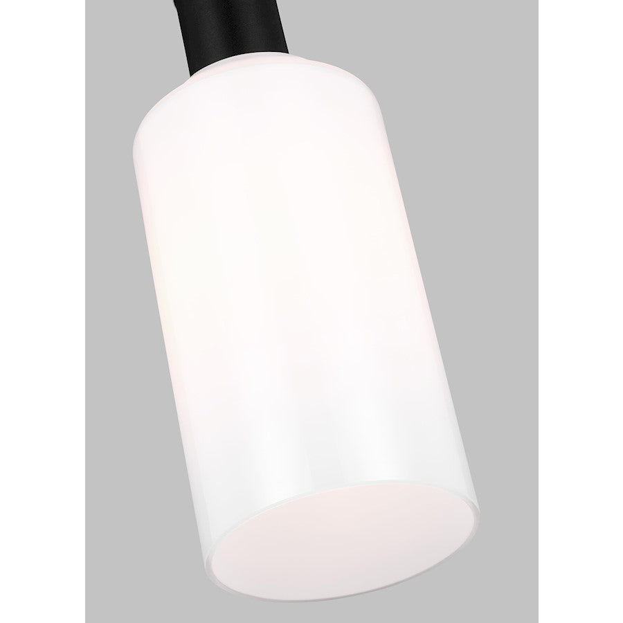 1 Light Tall Pendant, Nickel