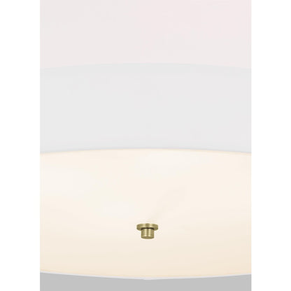 4 Light Wide Pendant, Time Worn BS