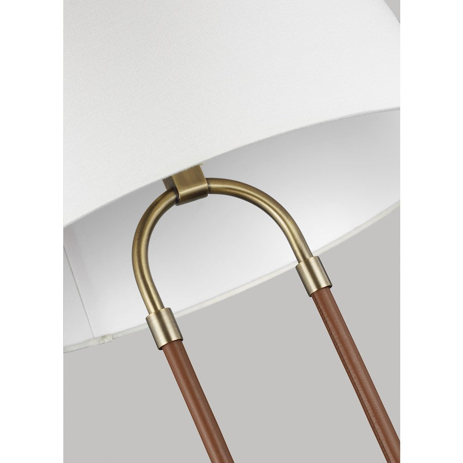 Studio Katie 1-Lt Table Lamp, Time Worn BS/WH Linen