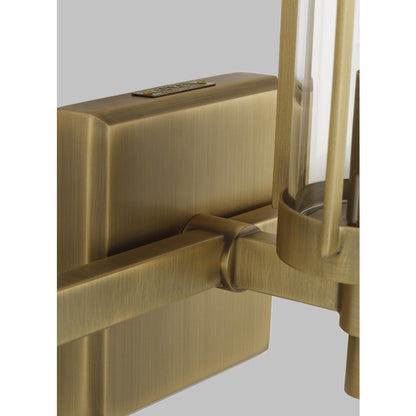 3 Light Bathroom Vanity Light, Brass