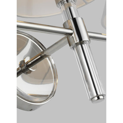 3 Light Bathroom Vanity Light, Polished Nickel