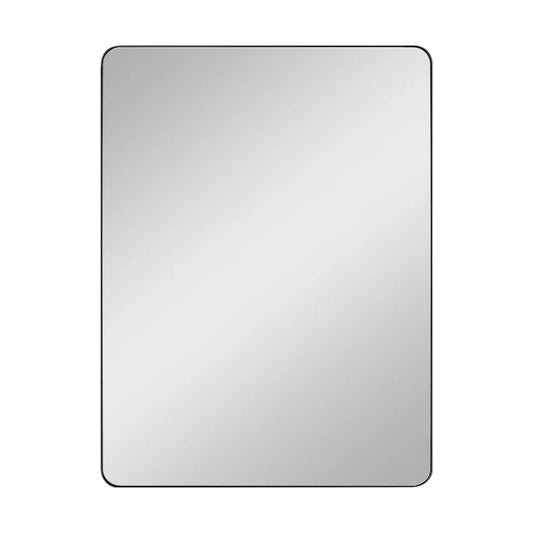 Generation Lighting Planer Large Rectangular Mirror, Midnight Black - MR1305MBK