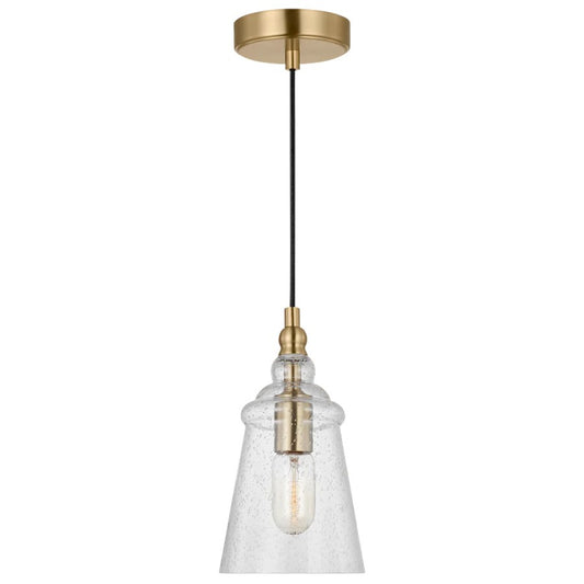 Generation Lighting Sean Lavin Loras 1-Lt Mini Pendant, Brass/Seed - P1449SB
