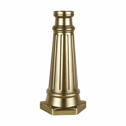 Generation Lighting Outdoor Post Base, Painted Distressed Brass - POSTBASE-PDB