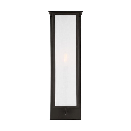 Visual Comfort Studio Dresden 1 Light Large Sconce, Iron/White Linen - TFW1001AI