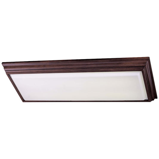 Minka Lavery Belcaro 53in 4-Light Flush Mount | Transitional Belcaro Walnut Finish | Kitchen & Dining Room | 53 x 21.25 x 4 in | Model 1002-126-PL