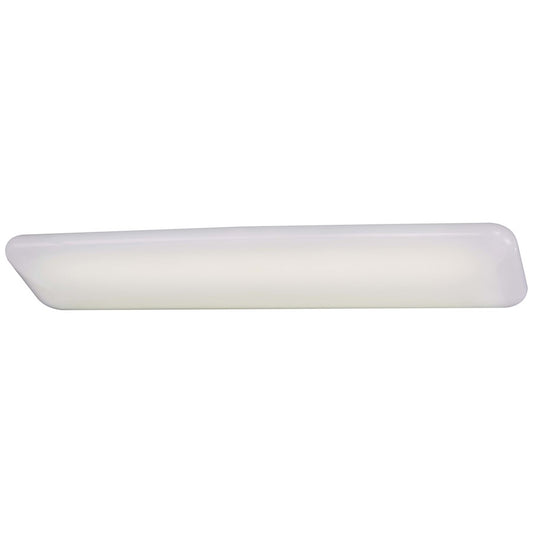 Minka Lavery 1007 51in 2-Light Fluorescent Flush Mount | Traditional White Steel | Kitchen & Laundry Room | 51 x 12 x 4 in | Model 1007-44-PL