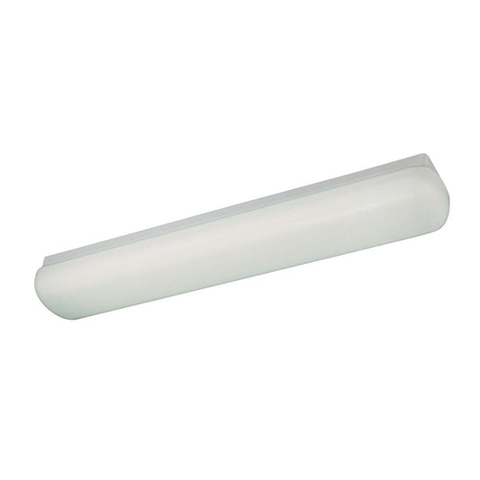 Minka Lavery Puff 39in 2-Light Vanity Light | Transitional White Metal | Double Vanity Bathroom | 39 x 6 x 4 in | Model 1014-44-PL