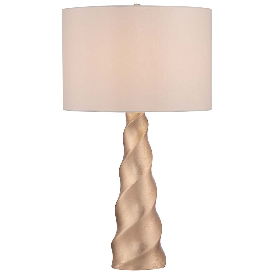 Minka Lavery Ambience 26in Table Lamp | Traditional Gold Leaf | Living Room & Bedroom Accent | 15 x 15 x 26 in, 1-Light | Model 12424-2