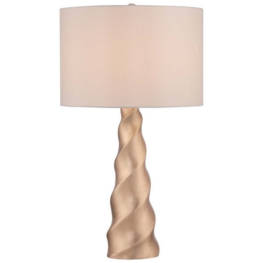 Minka Lavery Ambience 26in Table Lamp | Traditional Gold Leaf | Living Room & Bedroom Accent | 15 x 15 x 26 in, 1-Light | Model 12424-2
