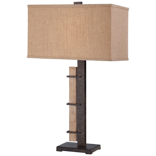 Minka Lavery Ambience 1-Light Table Lamp | Transitional Aspen Bronze Finish | Living Room & Bedroom Accent | 30.5 in H | Model 13020-0
