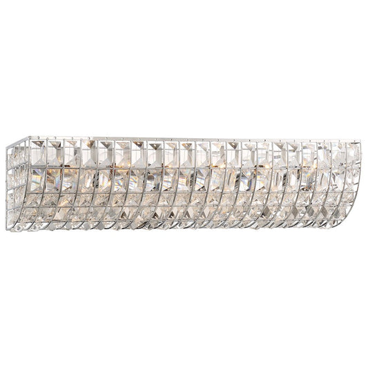 Minka Lavery Palermo 24in 2-Light Vanity Light | Transitional Chrome and Clear Glass | Bathroom Vanity | 24 x 24 x 6 in | Model 2386-77