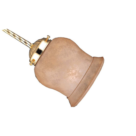 Minka Aire Glass Shade Aged Champagne | Traditional 5in Wide Glass Shade | Ceiling Fan & Light Fixture Replacement | 5 x 5 in | Model 2593-1