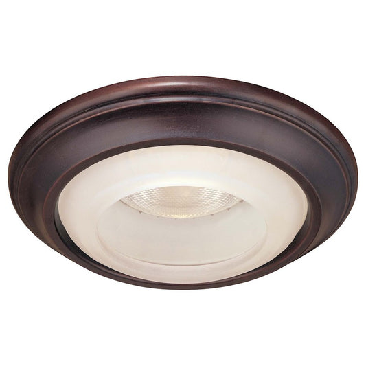 Minka Lavery 1730 Series 8in 1-Light Recessed Trim | Lathan Bronze and Etched Marble Glass | Hallway & Living Room Accent | Model 2718-167