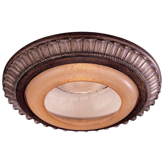 Minka Lavery Belcaro 8in Recessed Trim | Traditional Belcaro Walnut | Living Room & Hallway Ceiling Accent | 8 x 8 x 2 in | Model 2808-126