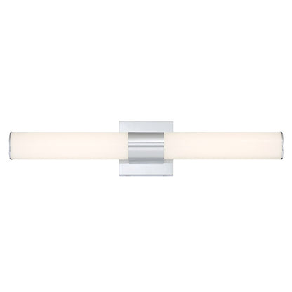 Minka Lavery Salon 14in 1-Light Wall Sconce | Modern Coal Steel and White Acrylic | Bathroom & Hallway Damp-Rated | Model 2871-66A-L