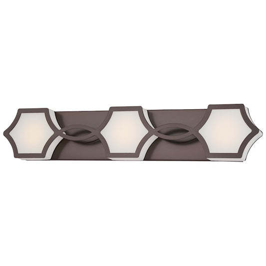 Minka Lavery Vestige 26in LED Bath Vanity Light | Transitional Harvard Court Bronze | Bathroom Vanity | 26 x 5 in | Model 2913-281-L