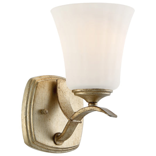 Minka Lavery Laurel Estate 1-Light Bath Vanity | Traditional Brio Gold and Crystal | Bathroom Vanity Light | 6 x 7 x 9 in | Model 3441-582