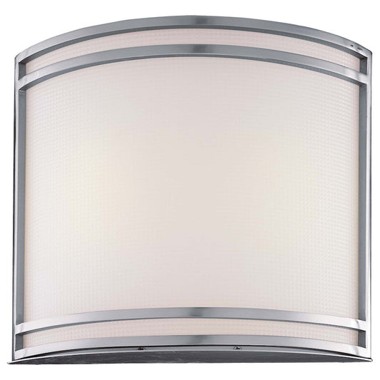 Minka Lavery 2-Light Wall Sconce | Brushed Nickel Steel | Living Room & Hallway Accent | 12 x 4 x 10 in | Model 368-PL