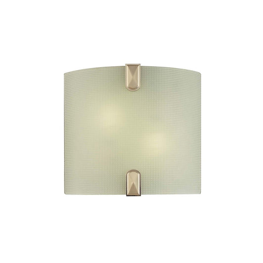 Minka Lavery 2-Light Wall Sconce | Contemporary Brushed Nickel | Hallway & Living Room Accent | 10.5 x 11.25 x 4 in | Model 372-84-PL