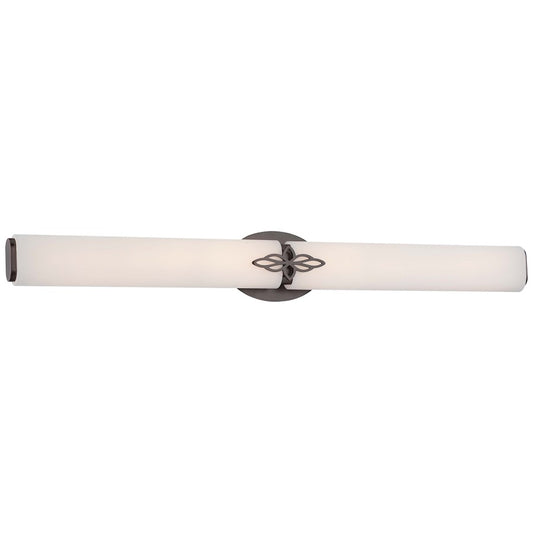 Minka Lavery Bel Air Park 2-Light LED Bath Vanity Light | Transitional Dark Brushed Bronze | Bathroom Vanity & Powder Room | Model 376-267-L