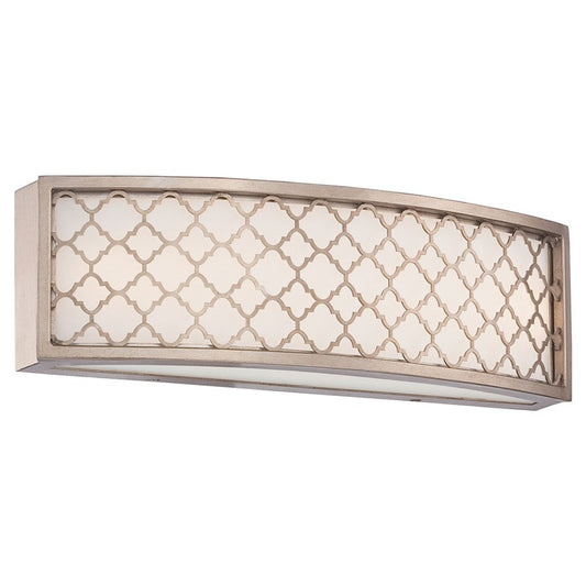 Minka Lavery Westwood Court 16in LED Bath Vanity Light | Transitional Champagne Gold | Bathroom & Powder Room | 16 x 16 x 5 in | Model 402-584-L