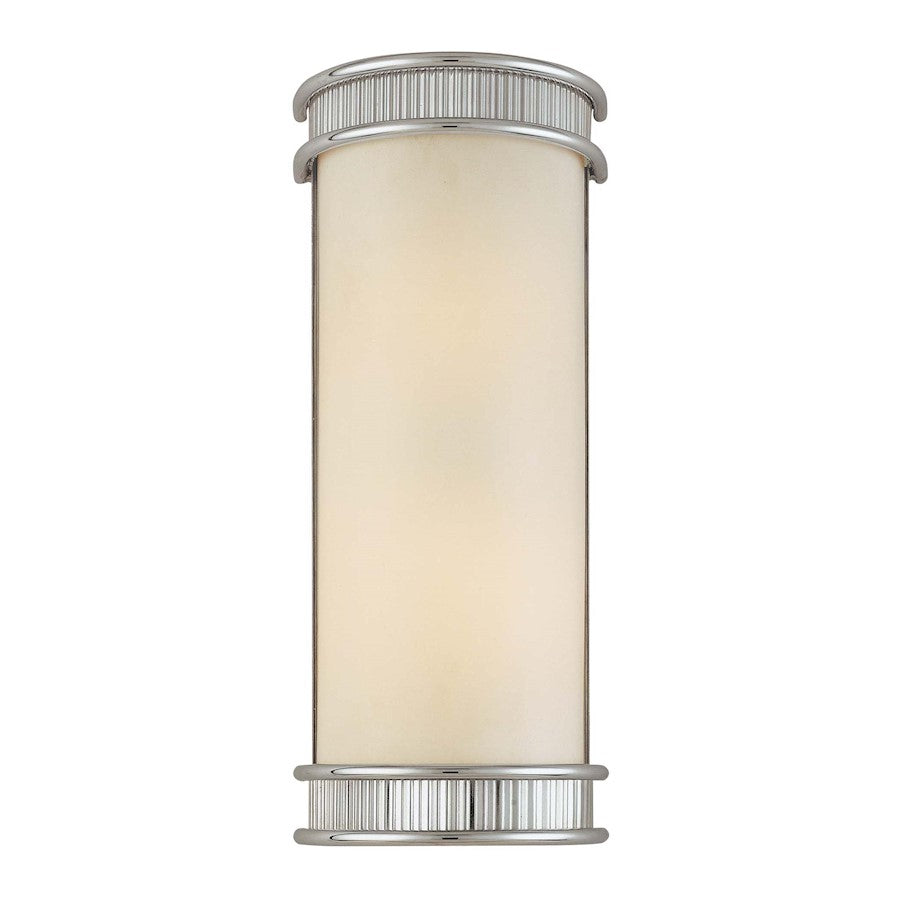 Minka Lavery 2-Light Wall Sconce | Contemporary Chrome | Bathroom Vanity & Hallway Accent | 6 x 4 x 15 in | Model 4282-77