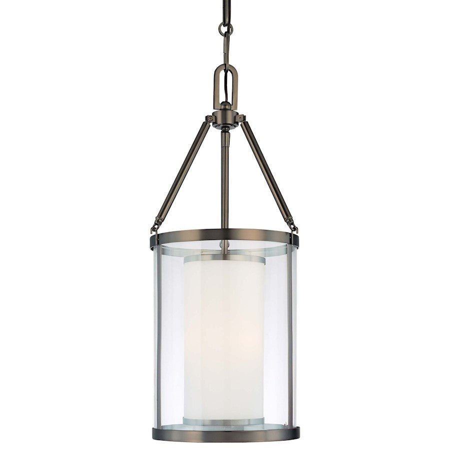 Minka Lavery Harvard Court 12in 3-Light Pendant | Traditional Bronze Plated Metal | Kitchen Island & Dining Room | 12 x 12 x 27 in | Model 4367-281