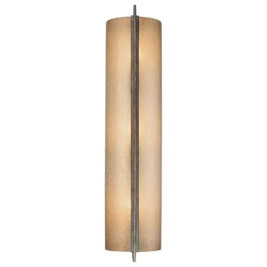 Minka Lavery Clarte 22in 3-Light Wall Sconce | Contemporary Patina Iron | Entryway & Hallway Accent | 5 x 4 x 22 in | Model 4393-573