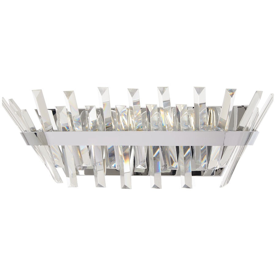 Minka Lavery Echo Radiance 21in 4-Light Vanity | Chrome Clear Glass | Bathroom Vanity Light | 7 x 21 x 7 in | Model 4813-77