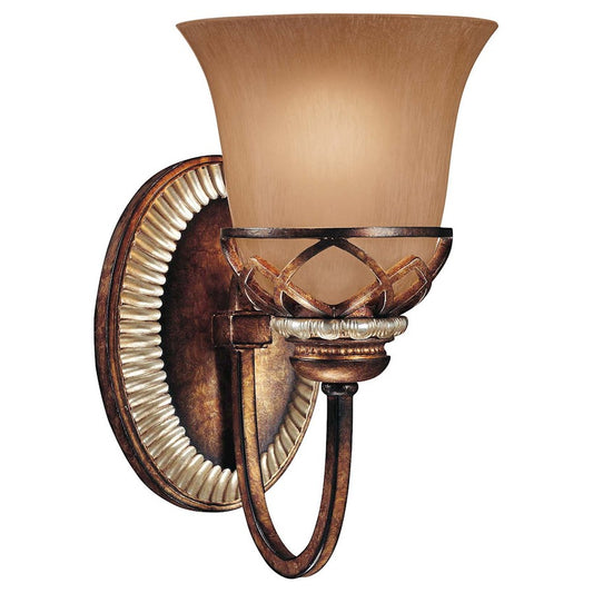 Minka Lavery Aston Court 6in 1-Light Bath Vanity | Neo-Classical Aston Court Bronze and Metal | Bathroom Vanity Light | 6 x 8 x 10 in | Model 5741-206