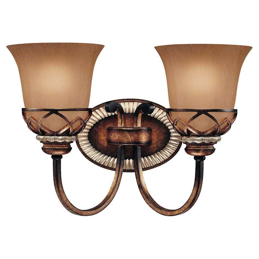 Minka Lavery Aston Court 14in 2-Light Bath Vanity | Neo-Classical Aston Court Bronze and Metal | Bathroom Vanity Light | Model 5742-206