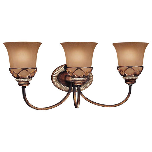 Minka Lavery Aston Court 23in 3-Light Bath Vanity | Traditional Aston Court Bronze and Metal | Bathroom Vanity Light | 23 x 8 x 10 in | Model 5743-206